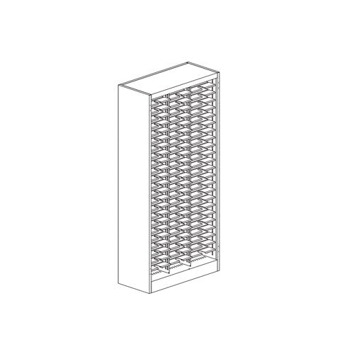 Sorter; 36"W x 80"H; 72 - 3"H x 15"D Pockets | SF3680BG1