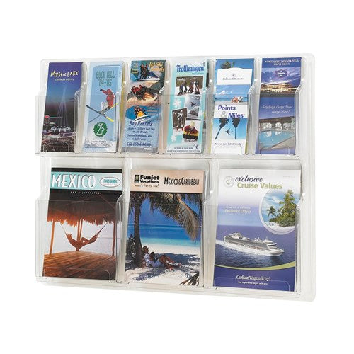Reveal™ 3 Magazine and 6 Pamphlet Display | 5605CL