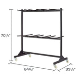 Two-Tier Chair Cart | 4199BL