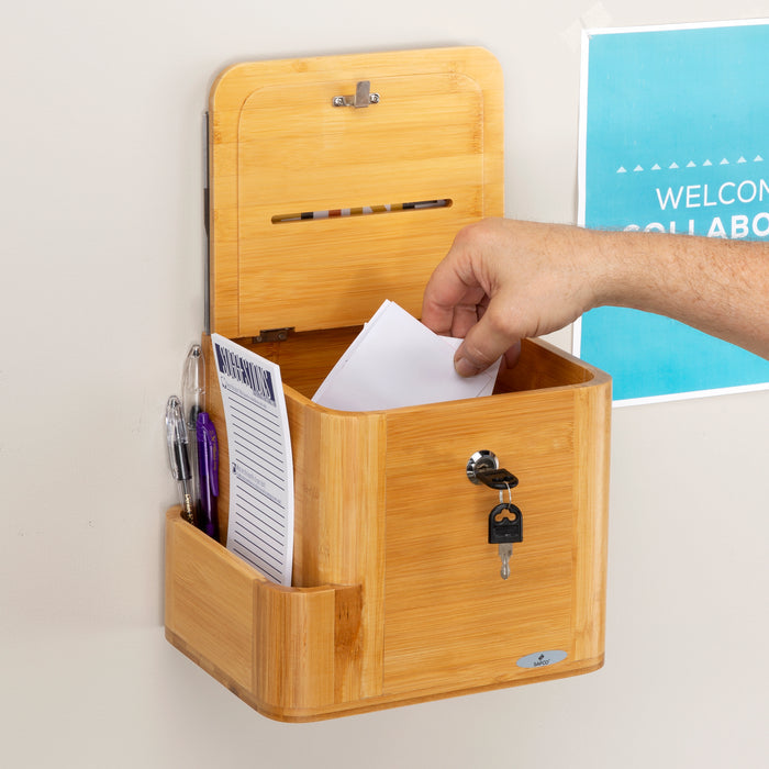 Bamboo Suggestion Box | 4237