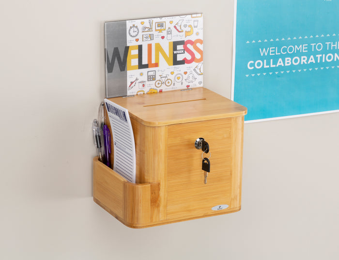 Bamboo Suggestion Box | 4237