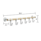 Resi Coat Wall Rack 6 Hooks  | 4264WH