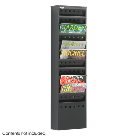 11-Pocket Steel Magazine Rack | 4321
