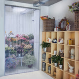 Aleco Clear-Flex II 3'x7' Smooth Strip Door Kit w/ MaxBullet Angle Aluminum Hardware