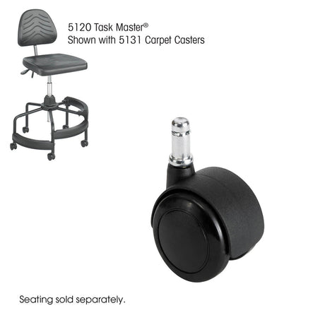 Task Master® Carpet Casters, 2" (Set of 5) | 5131