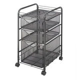 Onyx™ Mesh File Cart with 1 File Drawer and 2 Small Drawers | 5213