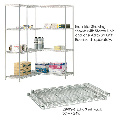 Industrial Extra Shelf Pack, 24 x 36" | 5290