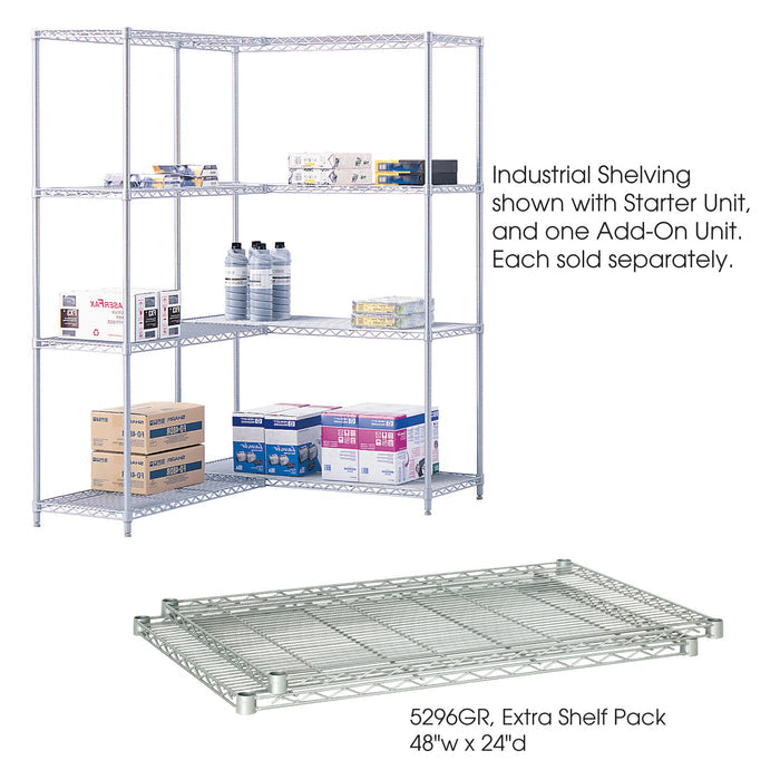 Industrial Extra Shelf Pack, 48 x 24" | 5296