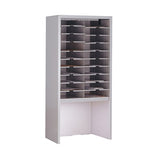 Mailflow Systems Sorter, Closed Back w/ 7" Elevation; 36 Sorting Pockets 15”D without Plexi Doors | SC3648GL