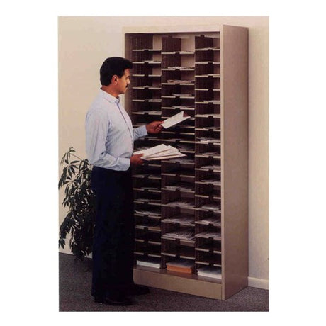 Sorter; 36"W x 80"H; 57 - 3"H x 12"D Pockets w/ Bottom Storage | SF3680DL1