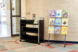 Scoot™ Double-Sided Book Cart - 6 Shelves | 5335BL