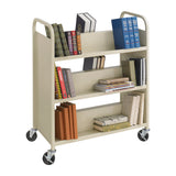 Steel Double-Sided Book Cart - 6 Shelves | 5357SA