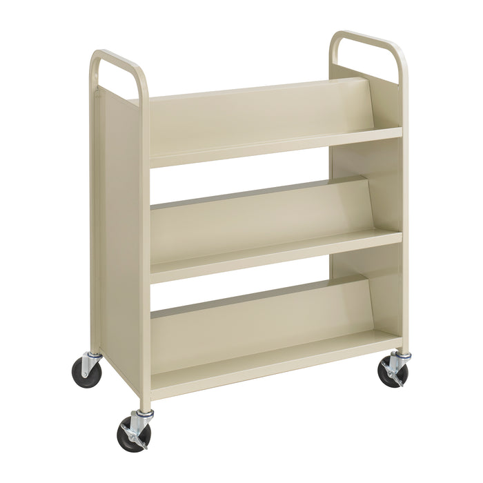 Steel Double-Sided Book Cart - 6 Shelves | 5357SA