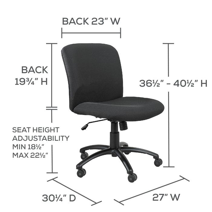 Uber™ Big and Tall Mid Back Chair | 3491