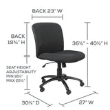 Uber™ Big and Tall Mid Back Chair | 3491