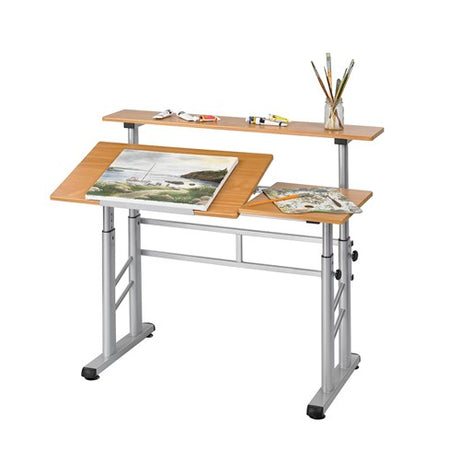 Height-Adjustable Split Level Drafting Table | 3965MO