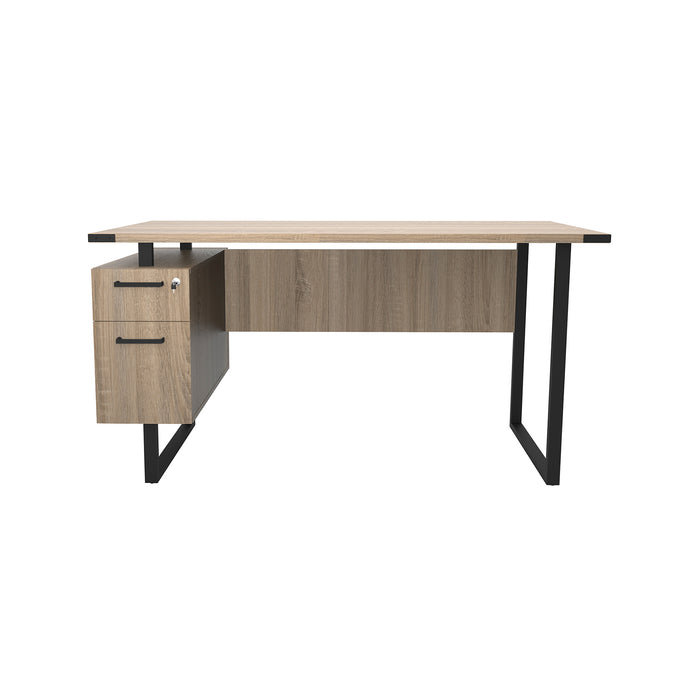 Mirella SOHO Desk with Built-In Pedestal | 5513