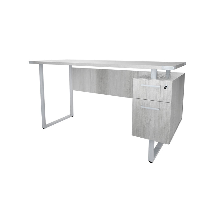 Mirella SOHO Desk with Built-In Pedestal | 5513