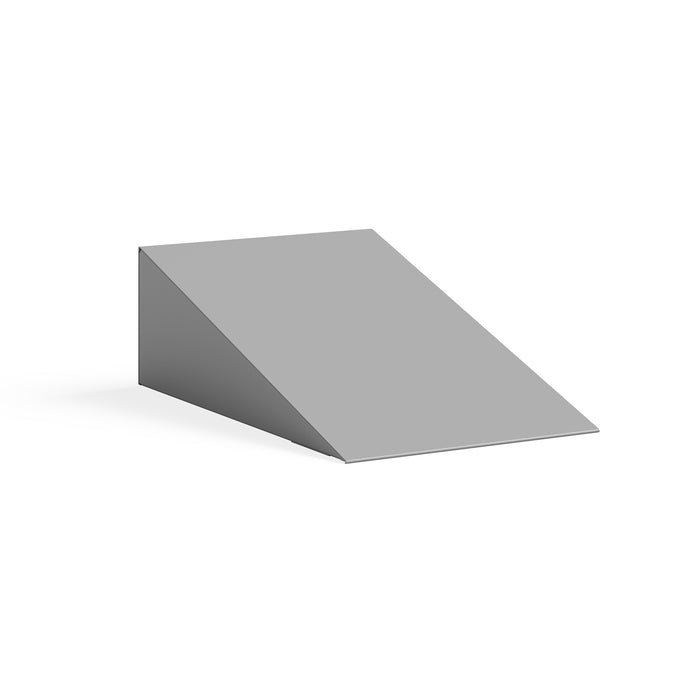 Single Sloped Metal Locker Hood Addition 12"W x 18"D x 6"H | 5516