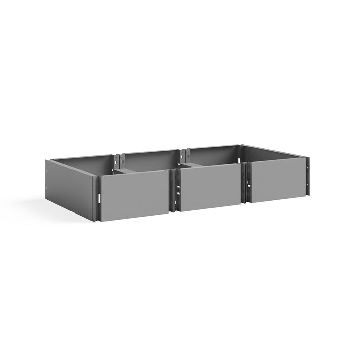 Triple Continuous Metal Locker Base Addition 35"W x 16"D x 5.75"H | 5520