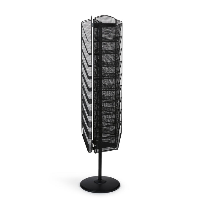 Onyx™ Rotating Mesh Magazine Stand | 5577BL