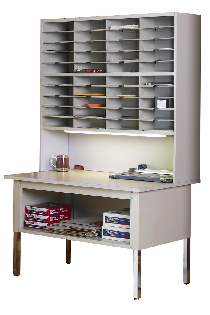 Mailflow-to-Go, Shelf for 48"W Work Table, 44"W x 1"H x 25 1/2"D | SLF48PG