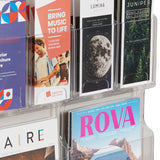Reveal™ 6 Magazine and 12 Pamphlet Display | 5600CL