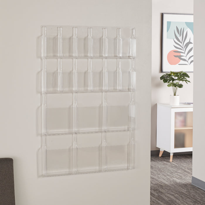 Reveal™ 6 Magazine and 12 Pamphlet Display | 5600CL