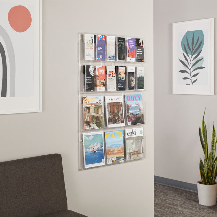 Reveal™ 6 Magazine and 12 Pamphlet Display | 5600CL