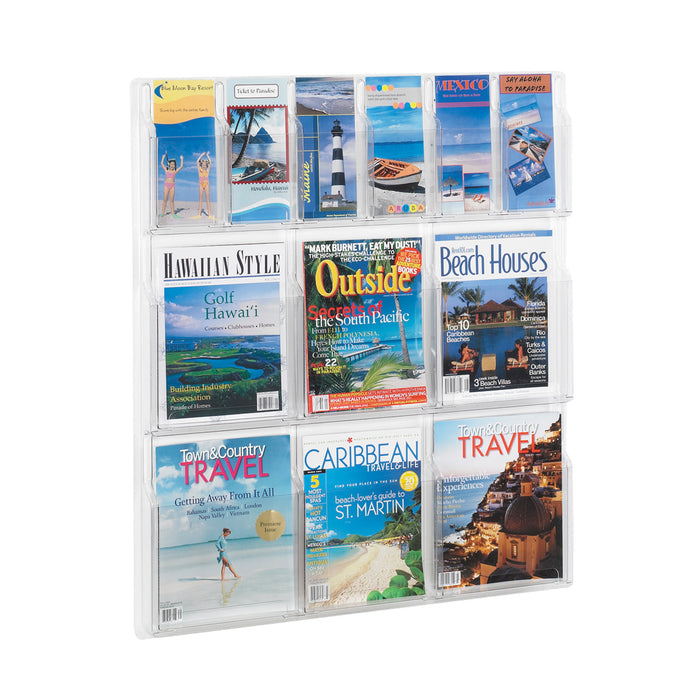 Reveal™ 6 Magazine and 6 Pamphlet Display | 5606CL