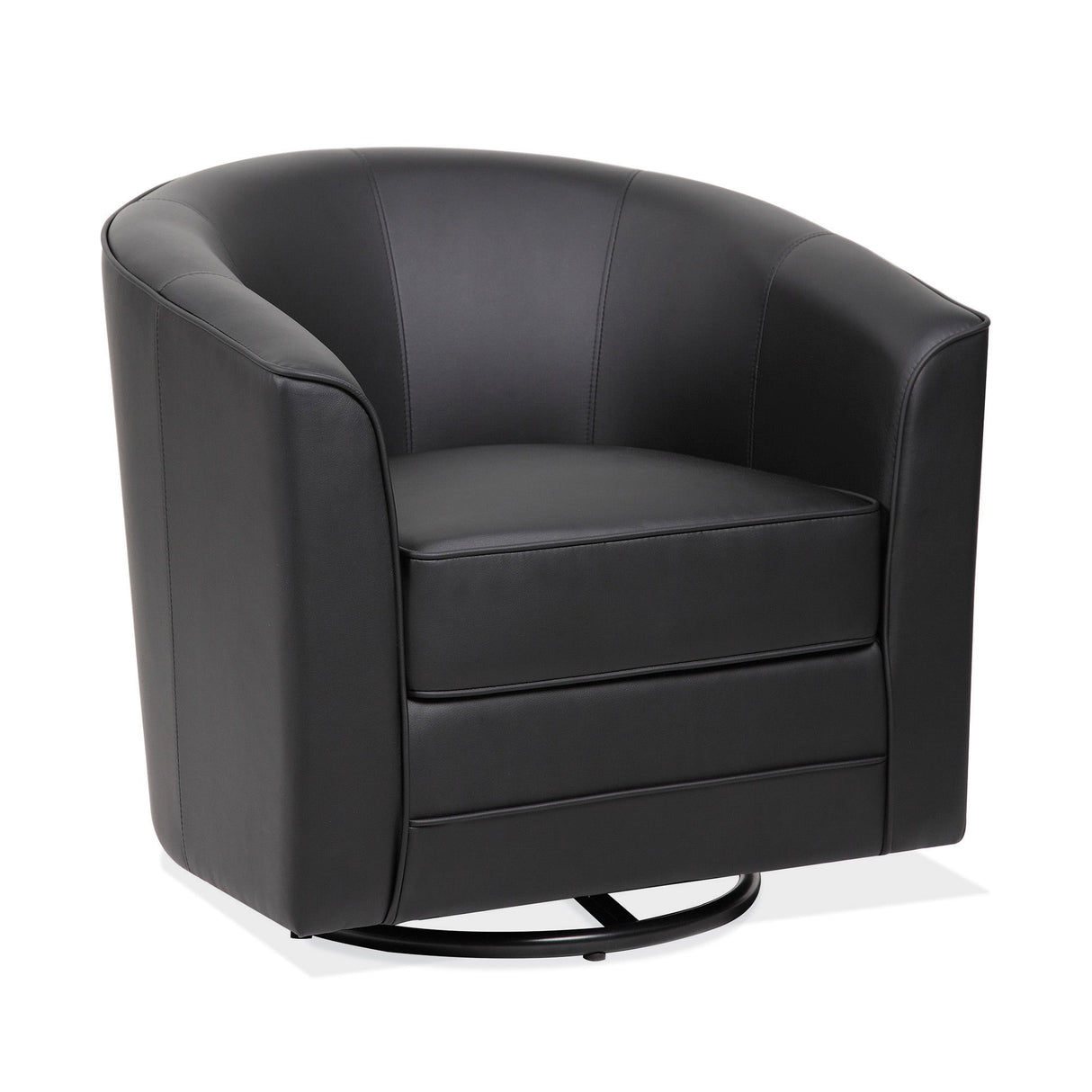 Round Swivel Club Chair | 3385VBK