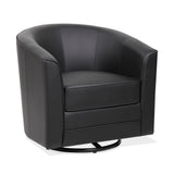 Round Swivel Club Chair | 3385VBK