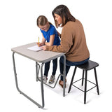 AlphaBetter® Adjustable-Height Student Stool with Thermoplastic Seat and Tip-Resistant Base | 1205