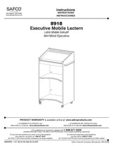 Executive Mobile Lectern | 8918MH