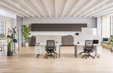 Mirella SOHO Desk with Built-In Pedestal | 5513