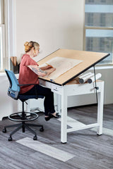 Ranger Steel 4-Post Table 60” W x 37.5” D with Tool Drawer and Shallow Drawer | 7736B