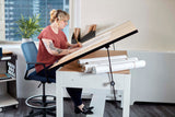 Ranger Steel 4-Post Table 60” W x 37.5” D with Tool Drawer and Shallow Drawer | 7736B