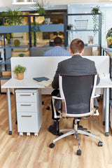 Jurni Multi-Purpose Table with Post Leg and Casters | JN7224NFXPCADSWT