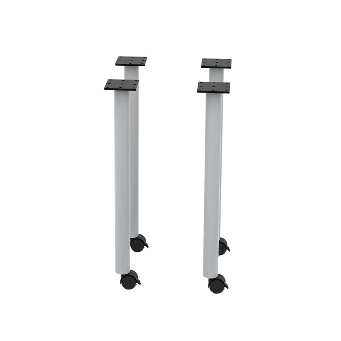 Jurni Multi-Purpose Table with Post Leg and Casters | JN6024NFXPCADSWT