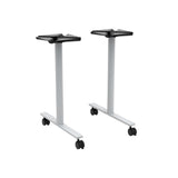 Jurni Multi-Purpose Table with T-Leg and Casters | JN6024NFXTCADSWT