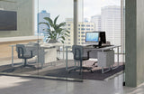 Mirella SOHO Desk with Built-In Pedestal | 5513