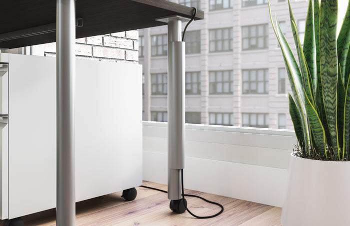 Jurni Multi-Purpose Table with Post Leg and Casters | JN7224NFXPCADSWT