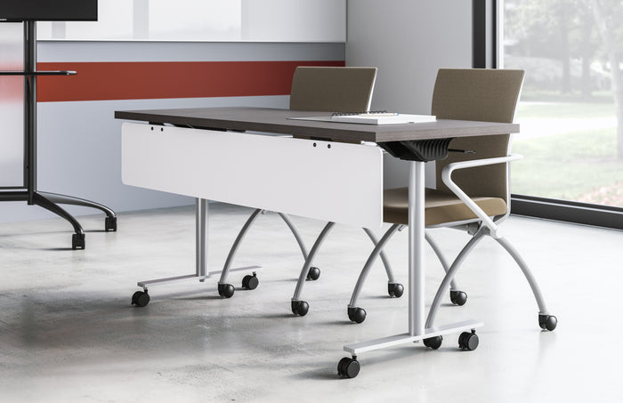 Jurni Flip Table with Casters | JN6024NFLPCADSWT
