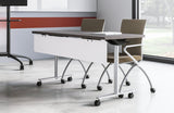Jurni Flip Table with Casters | JN6024NFLPCADSWT