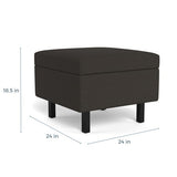 Movvi Single Seat, No Back | MISSBNDT