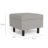 Movvi Single Seat, No Back | MISSBNDT