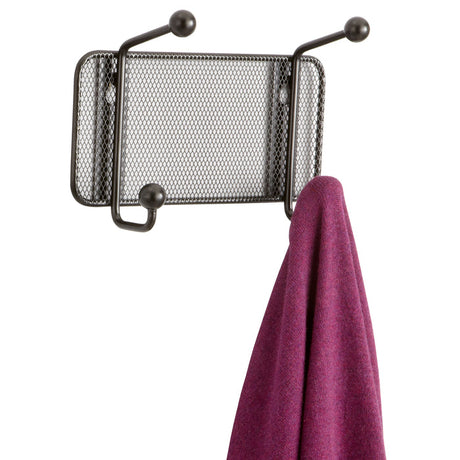 Onyx™ Mesh Wall Rack 2 Hook | 6401