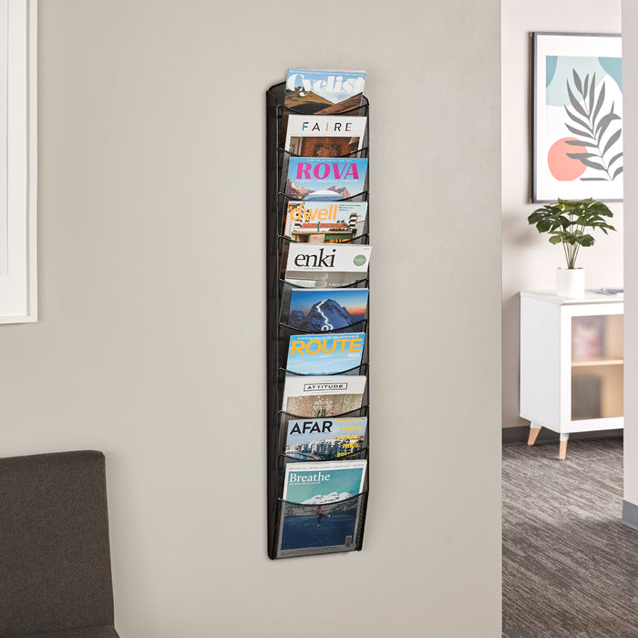 10-Pocket Onyx™ Magazine Rack | 5579