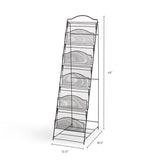 Onyx™ Floor Rack 5 Pocket | 6461BL