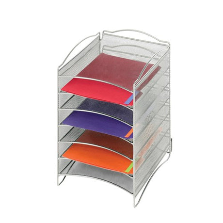 Onyx™ 6 Compartment Mesh Literature Organizer | 9431